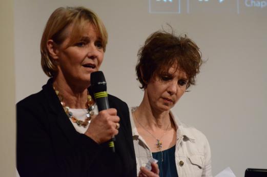 Françoise Laroche et Maryvonne Zimmermann